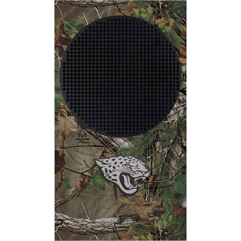 NFL Jacksonville Jaguars Realtree Xtra Green Camo Xbox Series S Console Skin